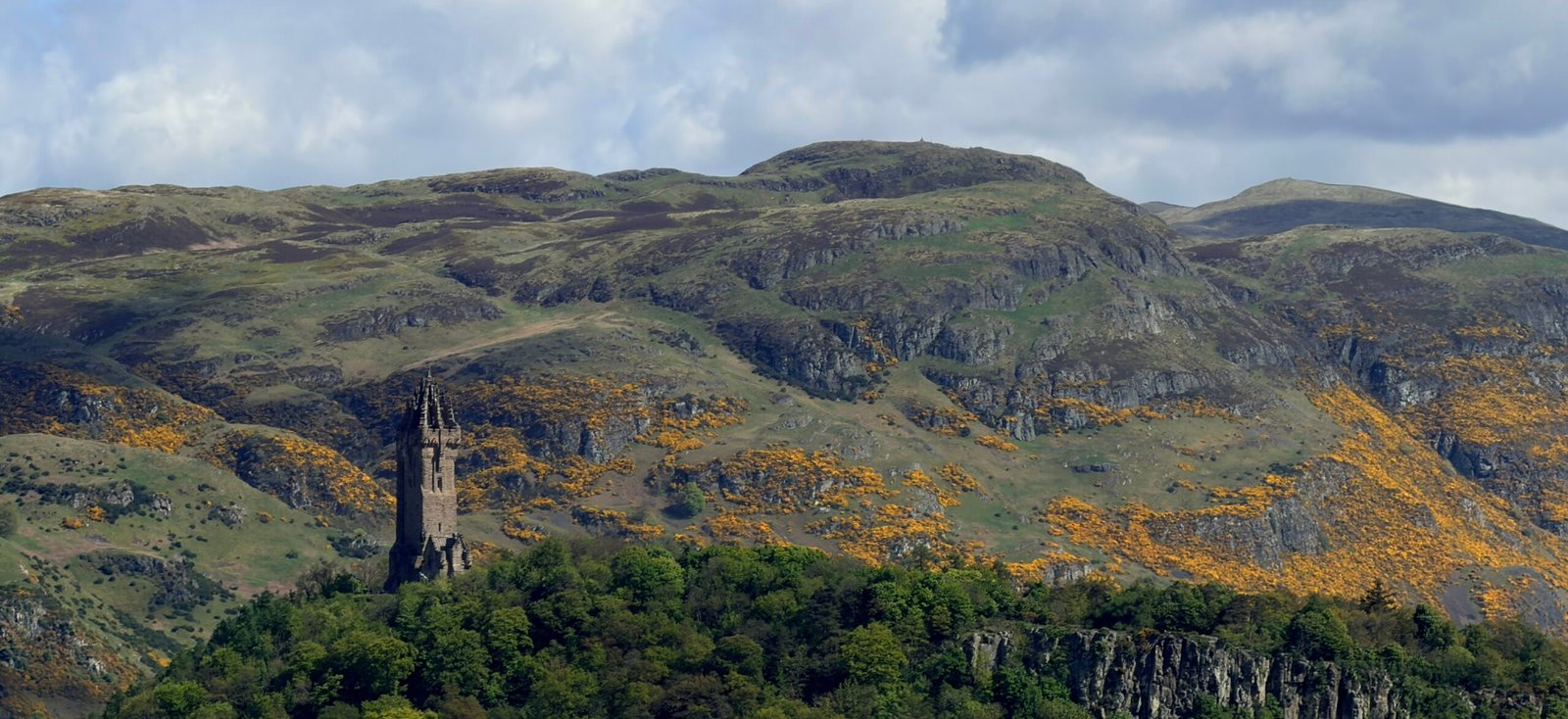 Wallace Monument Atop Abbey Craig Hill