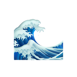 waves Emoji